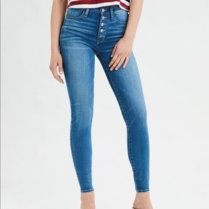 American eagle super high waisted jeggings